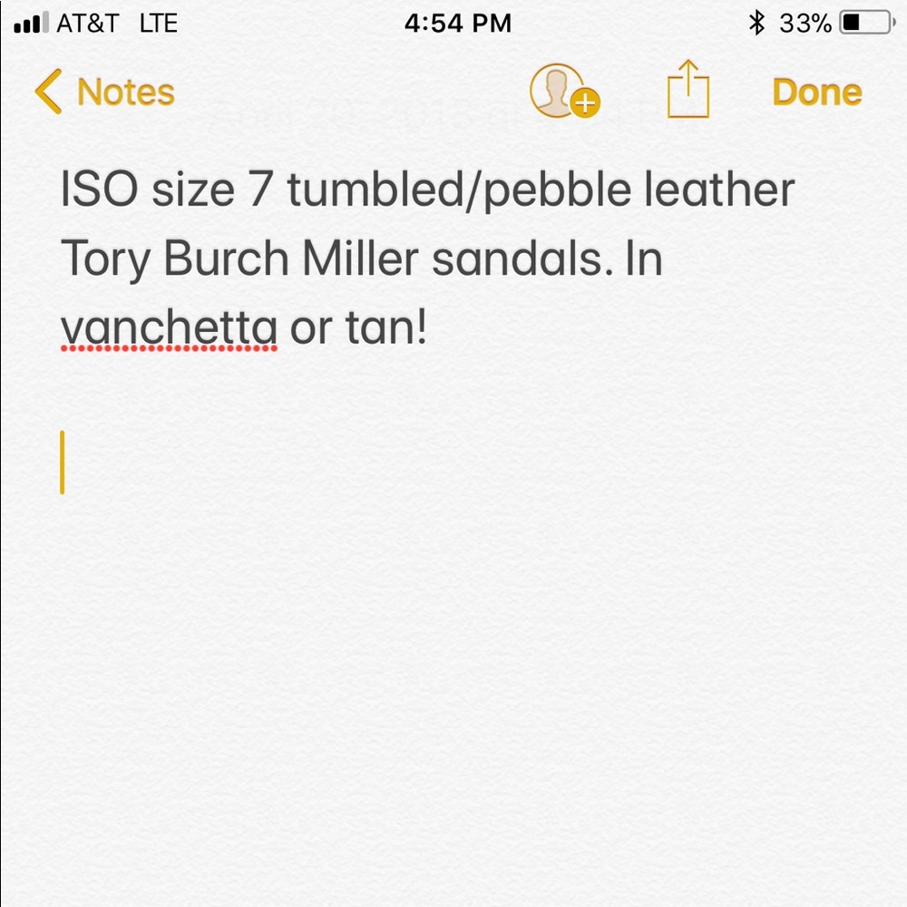 ISO Tory Burch Miller